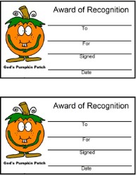 Pumpkin Sunday School Lesson-Preschool Kids-Fall Lesson Plans